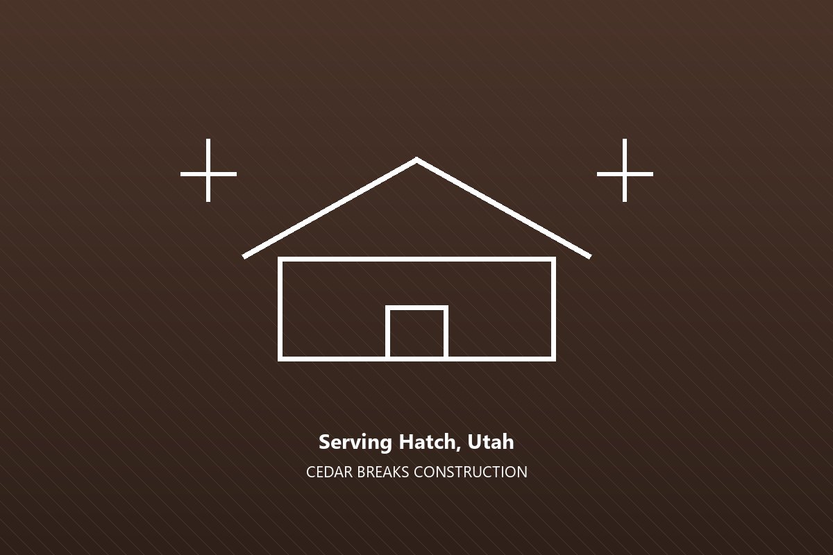 Cedar Breaks Construction serving Hatch, Utah